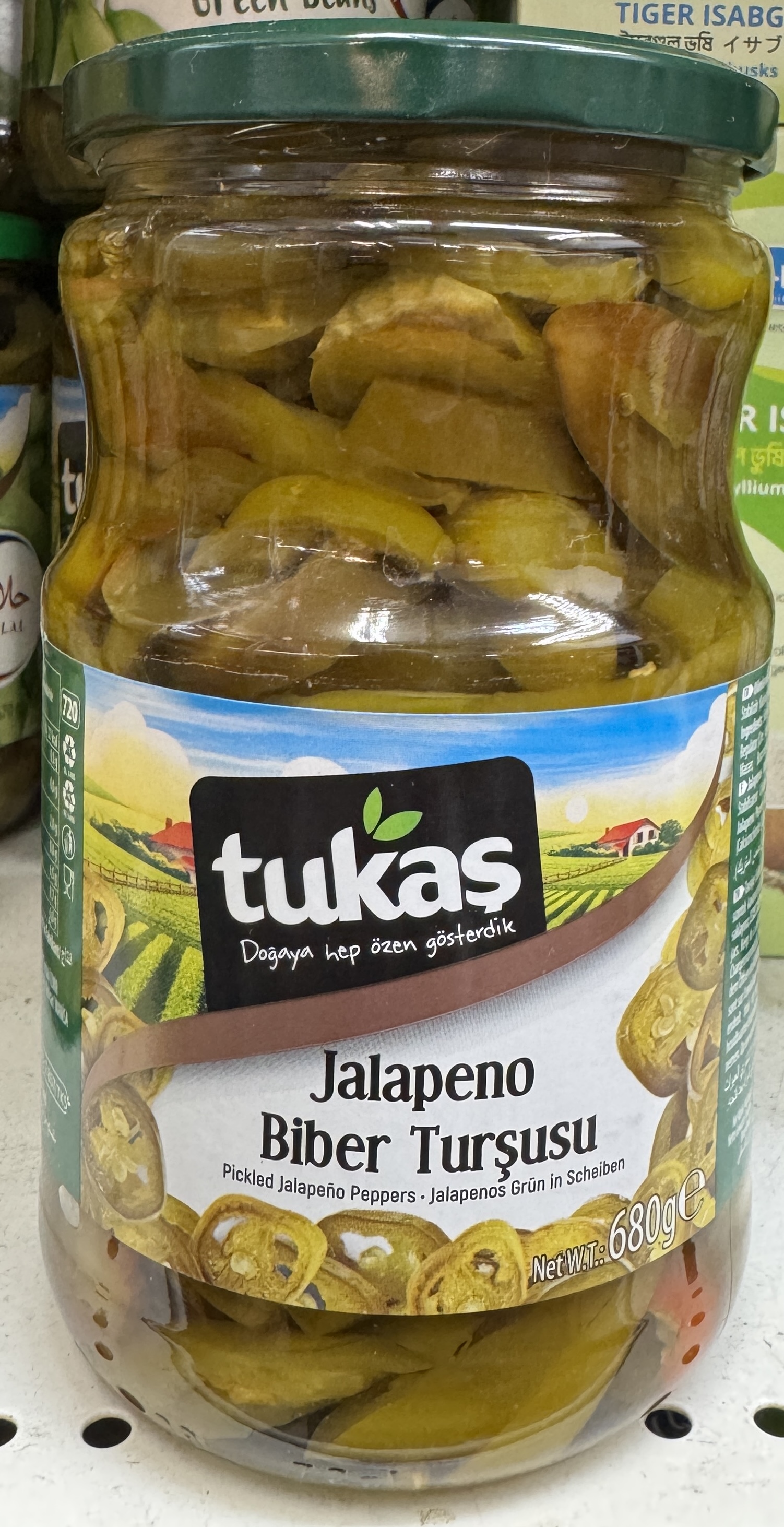 Pickled Jalapeno Peppers  (Tukas) 680gm
