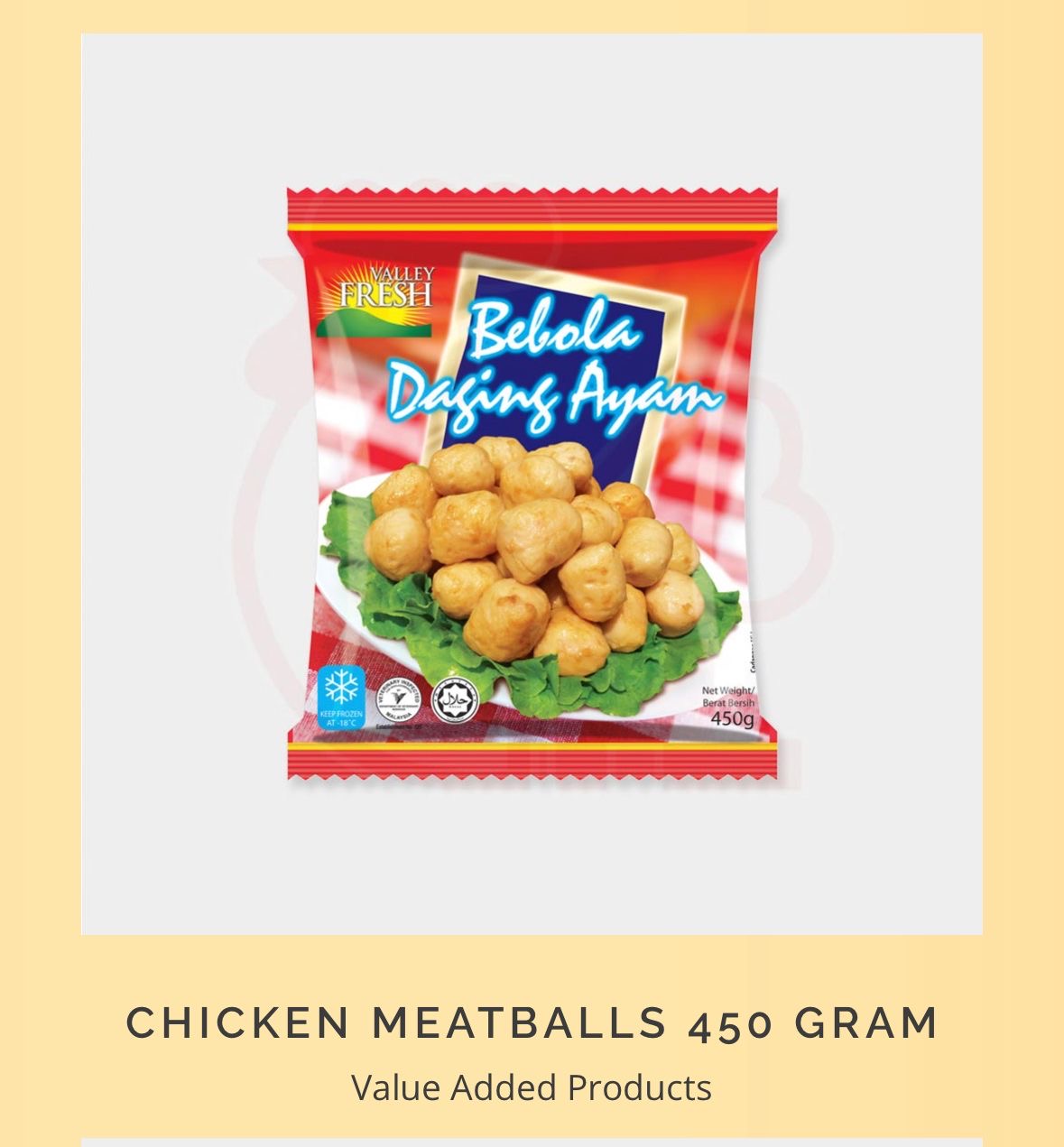 Chicken Meatballs 450gm