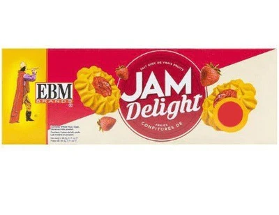EBM Jam Delight Strawberry Biscuits