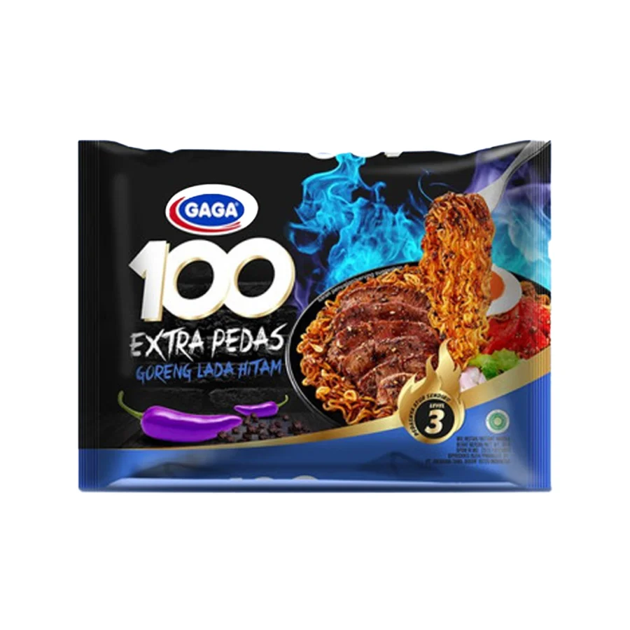 Extra Pedas Goreng Lada hitam Noodle (Snack)(Gaga)