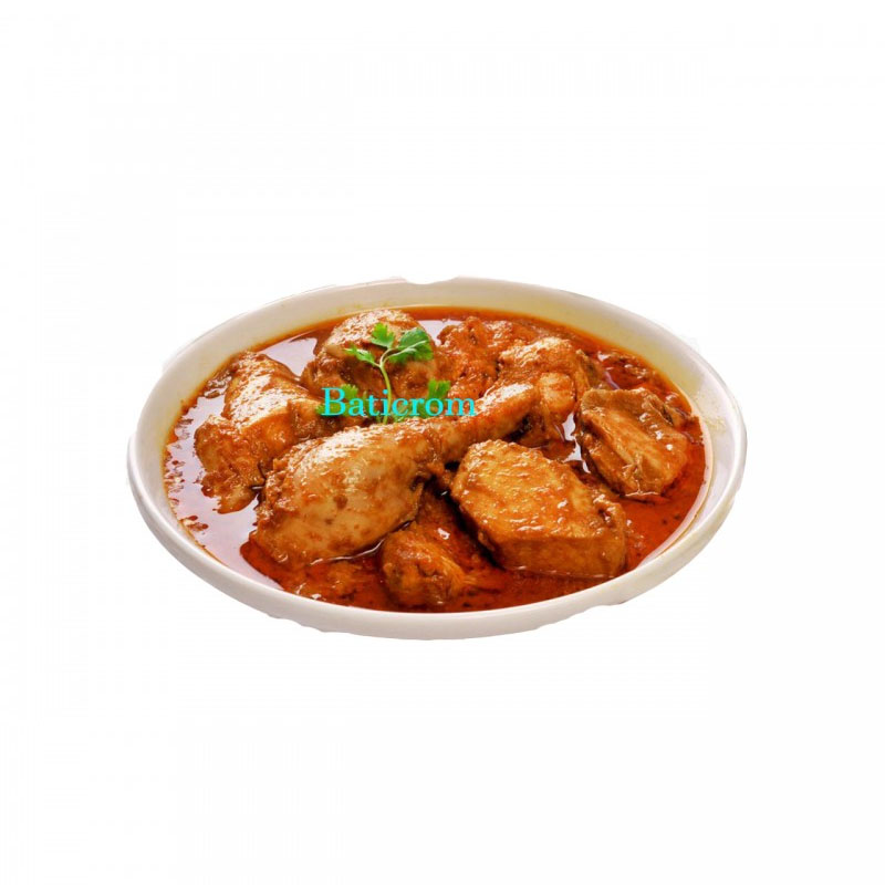 Cooked Chicken Jhal Fry/Bhuna Chicken <Baticrom> + Paratha(5pcs)