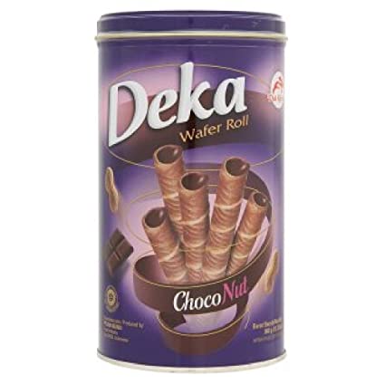 Deka Wafer Roll Choco Nut 360g