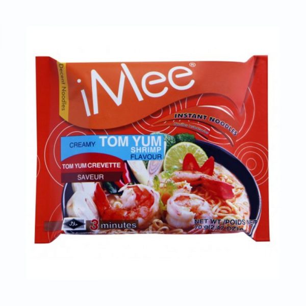 Creamy Tom Yum Shrimp Flavor Noodles (Thailand) 5X70gm