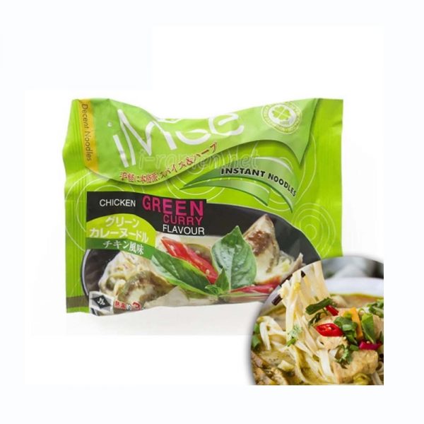 Chicken Green Curry Flavor INSTANT Noodles (Thailand) 5X70gm