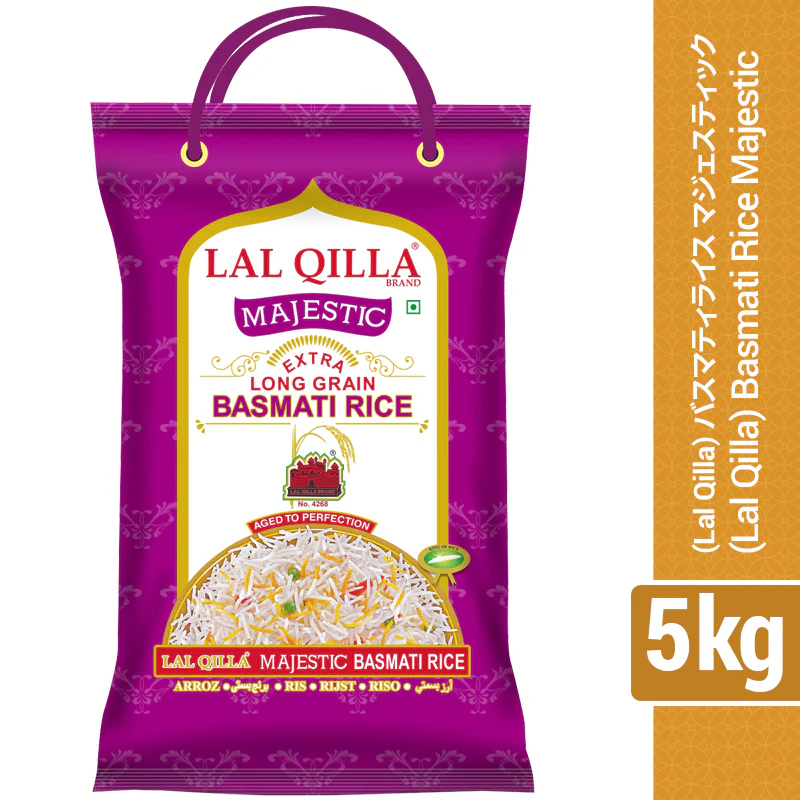 Basmati Rice Majestic Lal Quilla 5kg (India)