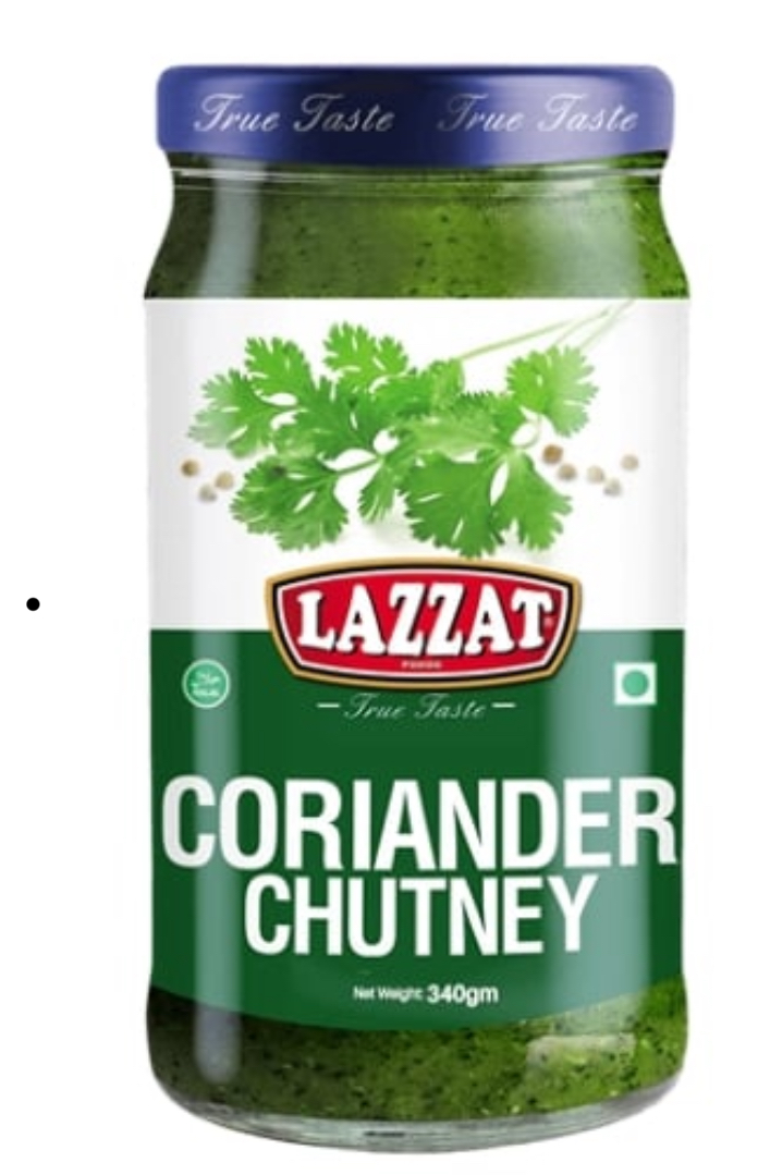 Coriander Chutney (Lazzat)